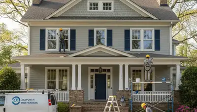 Painting contractor in Marietta, GA providing interior and exterior residential painting services