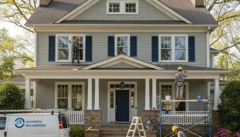 Painting contractor in Marietta, GA providing interior and exterior residential painting services