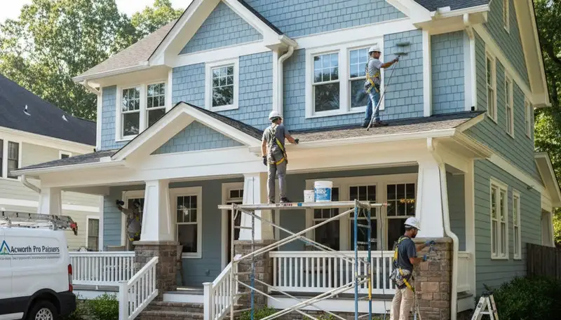 Marietta, GA painting contractor delivering professional interior and exterior painting services
