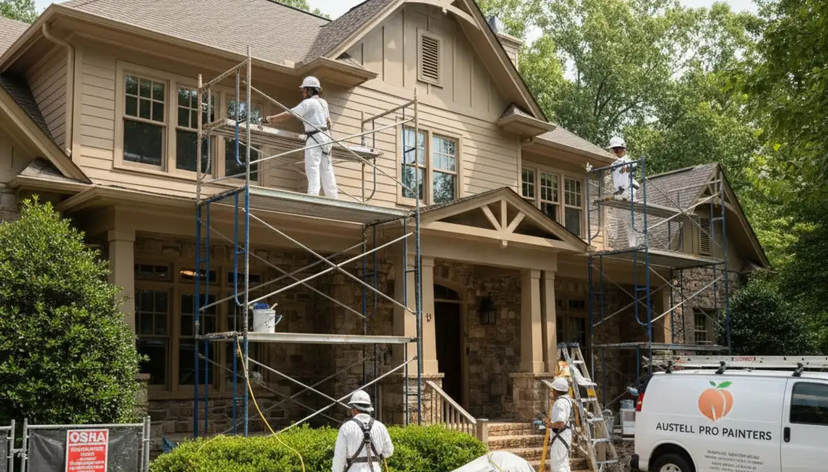 Painting contractor serving Marietta, GA with professional interior and exterior painting services