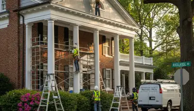 Painting contractor serving Marietta, GA with professional interior and exterior house painting services