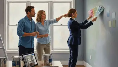 Marietta, GA painting contractor offering expert color consultation for home palette selection