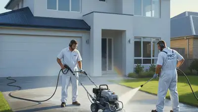 Concrete pressure washing in Marietta, GA for cleaner driveways and patios