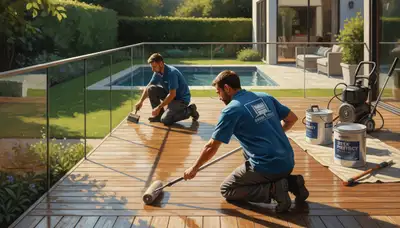 Professional deck sealing service in Marietta, GA by Marietta Paint Pros