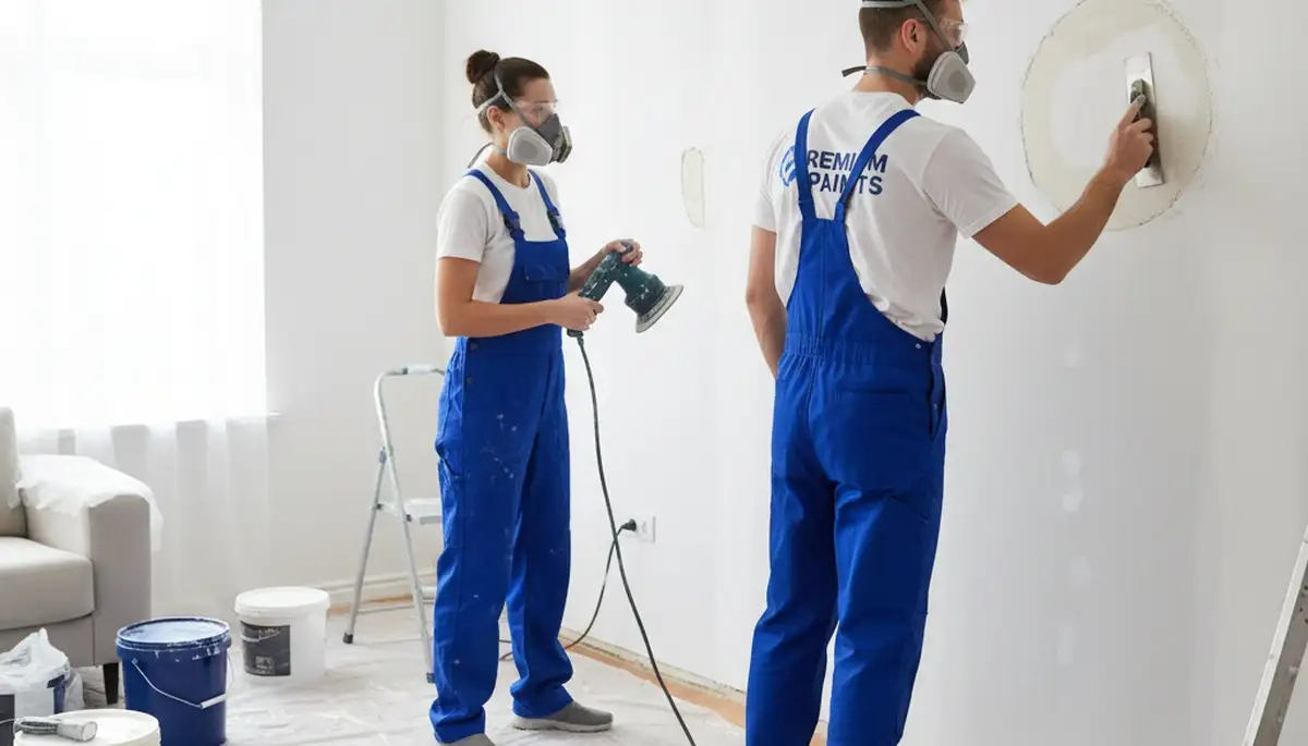 Drywall repair in Marietta, GA for cracks, dents, and water damage by Marietta Paint Pros