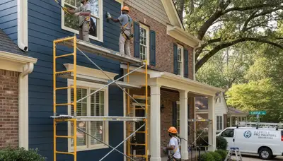 Marietta, GA painting contractor showcasing professional interior and exterior house painting services