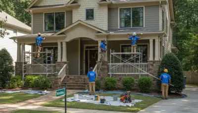 Painting contractor in Marietta, GA providing professional interior and exterior painting services