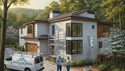 Marietta, GA painting contractor team providing professional residential and commercial painting services