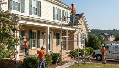 Marietta, GA painting contractor team providing professional interior and exterior painting services