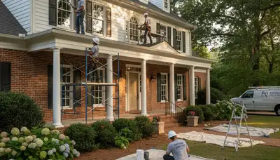 Painting contractor service in Marietta, GA for residential and commercial exterior painting
