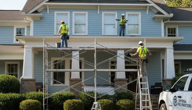 Painting contractor in Marietta, GA providing professional interior and exterior painting services