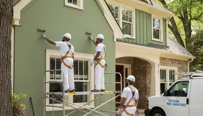 Painting contractor serving Marietta, GA with professional interior and exterior painting services
