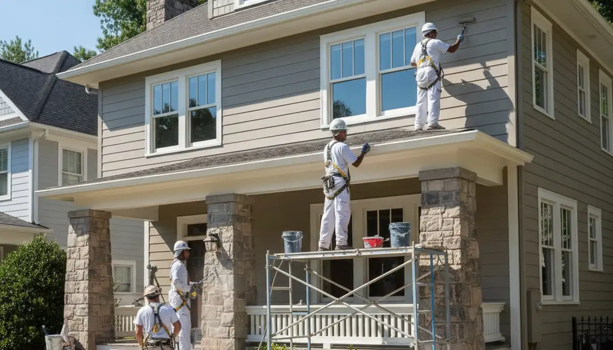 Painting contractor team serving Marietta, GA with professional interior and exterior painting services